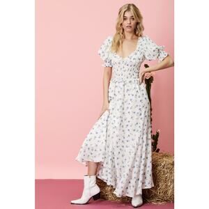 Sister Jane Perennial Floral Maxi Dress